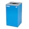 Alpine Industries 58-Gallon 2-Stream Black Steel-Blue Recycling Bin Station ALP4450-BLK-KIT3 - alternate 2